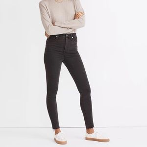 Madewell 11" High-Rise Skinny Jeans in Lunar Wash